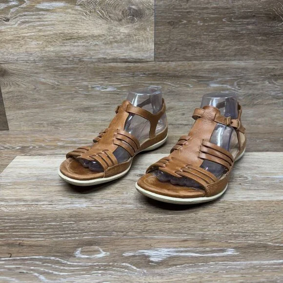 Ecco | Shoes | Ecco Flash Hurricane Brown Leather Strappy  display picture 1